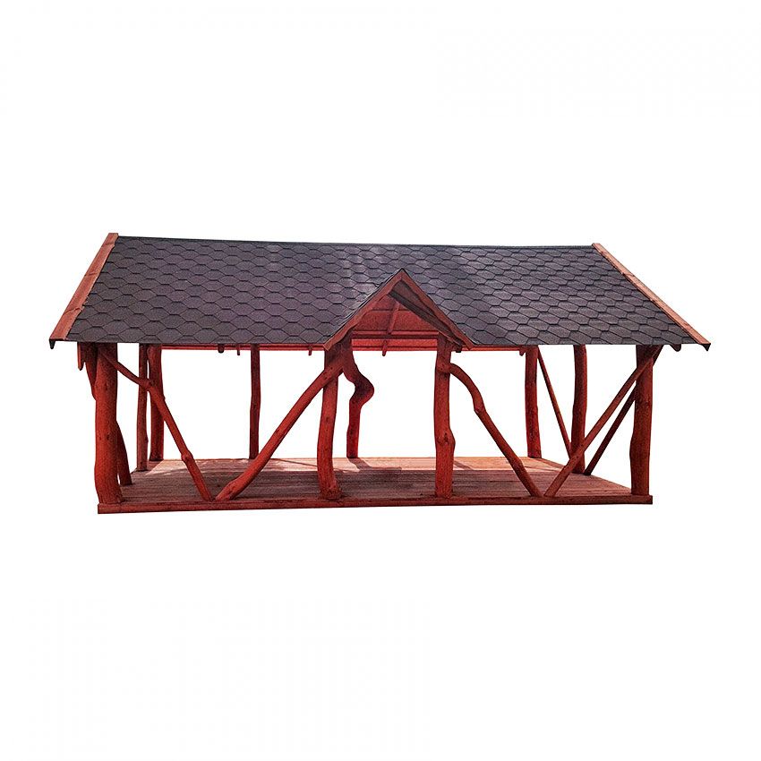 500 x 300 Rustic Log Garden Gazebo 500 x 300 Rustic Log Garden Gazebo